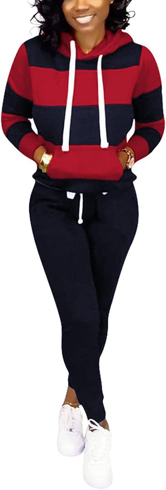 "Stay Stylish and Comfy with Our Women'S Hoodie Jogging Suit - Perfect for Your Active Lifestyle!"